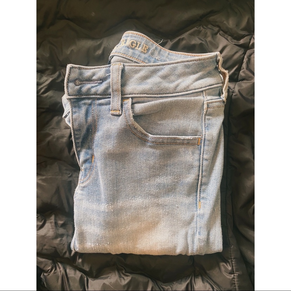 American eagle light wash skinny Jean